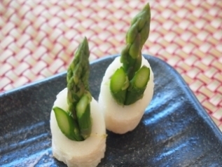 ちくわとアスパラの門松 レシピのご紹介
